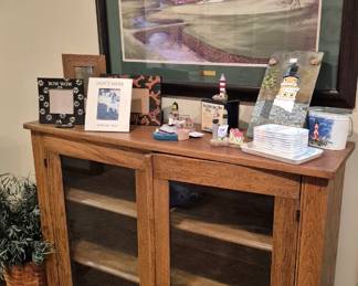 Antique oak bookcase