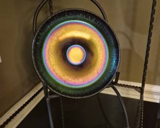 Iridescent art glass