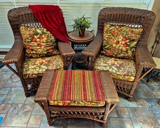 4 pcs. wicker set