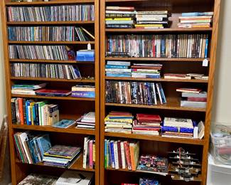 office has two bookshelves, very solid and in great condition