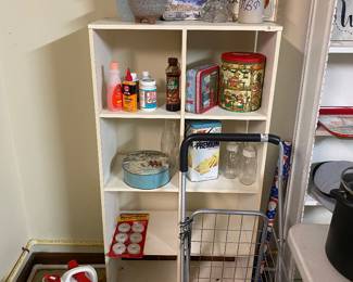 clean garage with lots of items 