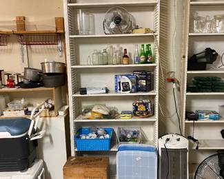 shelving units are for sale too 