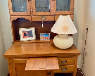 antique oak hoosier, beautiful condition