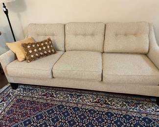 Lovely living room, so many nice pieces of furniture all in pristine condition