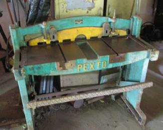 36" Plexto Metal Foot Sheer