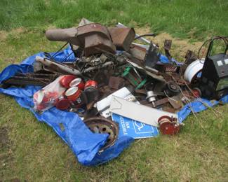 Steel Scrap Pile "Growing Every Day"