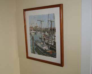 Art boat scene