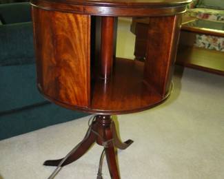 Round side table