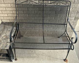 metal bench