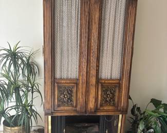 fireplace cabinet