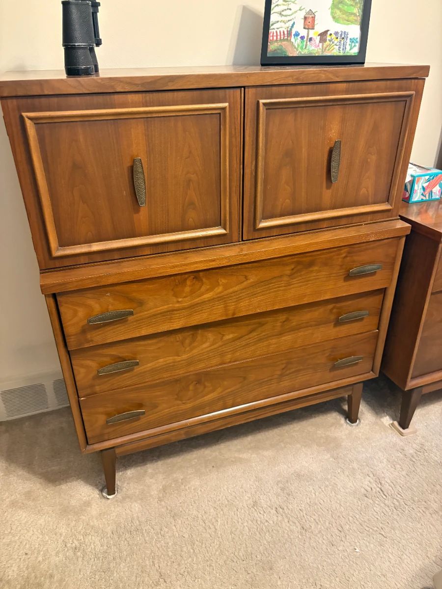 . . . and its matching dresser