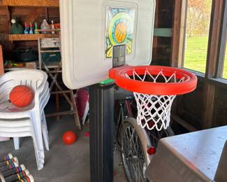 . . . kids basketball hoop