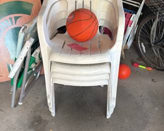 . . . plastic chair