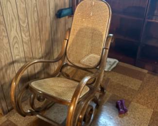 . . . wicker rocker