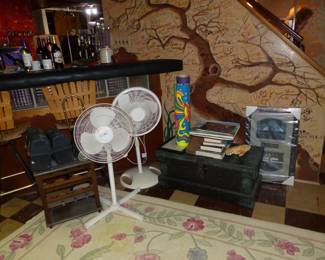 Trunk, Standing Fans, Misc Items