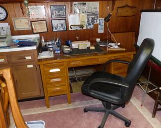 Vintage Desks, Desk Chairs & Misc Items