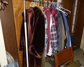 Men's & Women's Clothing, Vintage Fur Coat