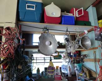 Garage!Loaded ! There Are Tools, Bike, Fishing Poles, Wheelchair And Lots Of Misc Items, Come Dig For Treasures!!