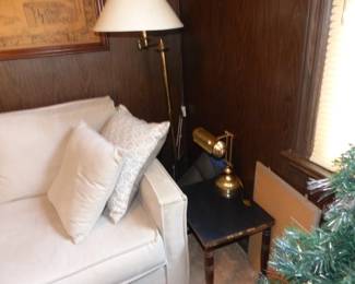 Floor Lamp. Side Table