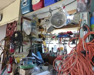 Garage!Loaded ! There Are Tools, Bike, Fishing Poles, Wheelchair And Lots Of Misc Items, Come Dig For Treasures!!