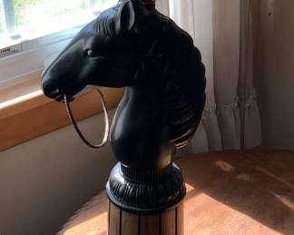 1970s smoked glass standing ashtray
