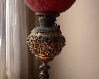 Antique kerosene lamp - could be electrified!