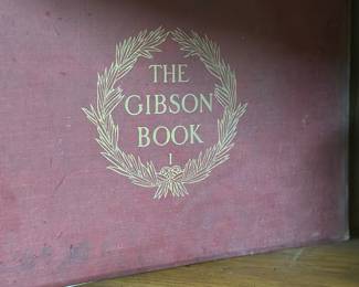 Antique hardcover of The Gibson Book 
