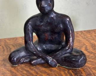 MCM glazed ceramic male figurine