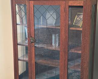 Arts and Crafts Style display cabinet 