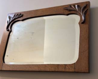 Art Deco style beveled mirror