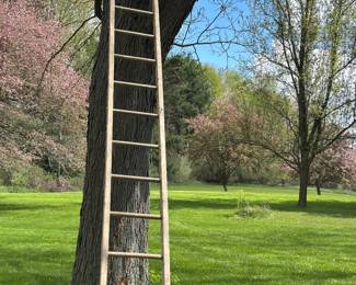 Vintage wooden  ladder