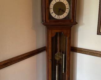 Vintage Tempus Fugit grandfather clock