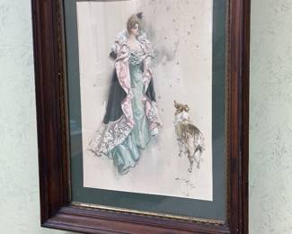 This illustration, titled "Final Instructions," is a work by the prominent American illustrator Harrison Fisher