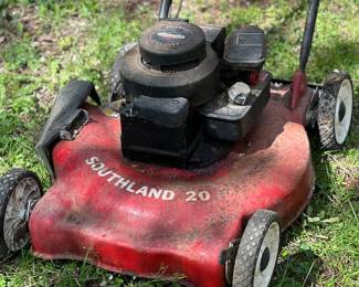 Southland 20-inch push lawn mower.