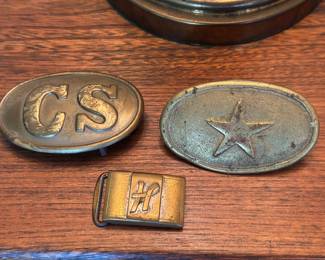  Texas state belt plate