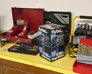 Flotec Cyclone Utility Pump, vintage Milwaukee Hole Shooter, 
