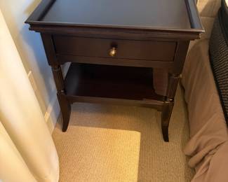 Pair of Hickory chair bedside tables 26 inches wide 21 inches deep 28 inches high