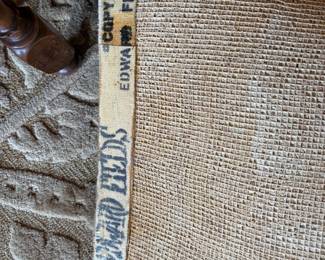back of the rug
