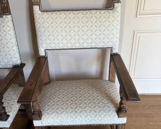 $1800. Antique ca. 1840 French chair. 24"w x 21.5'd x 47"h.