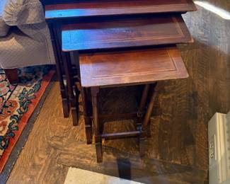 Another view of the nesting tables