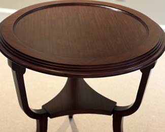 Round side table 28 inch diameter by 28 1/2 inches high