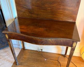view of table top open