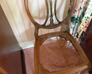 View of the as found chair
