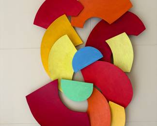 $1200 Joseph McDonnell metal sculpture. 19.5"w x 28.5"h for in person shopping only