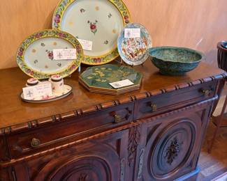 Antique Asian porcelain collectibles for sale during in-person shopping only.