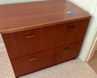 Hon Company locking file cabinet 36 inches wide by 24 inches deep by 29 1/2 inches high