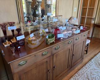 Antique and vintage crystal collectibles  for sale during in-person shopping only.