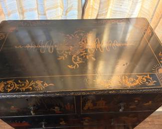 Close-up of the top of the chest