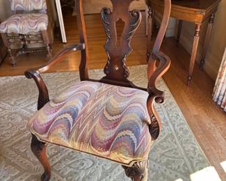 close up of the captain's chair
