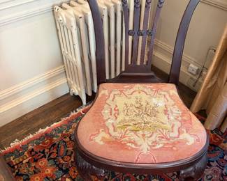 $2000 Antique side chair by Tiffany Studio